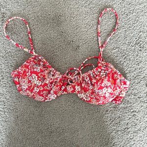 O’Neal red swim top